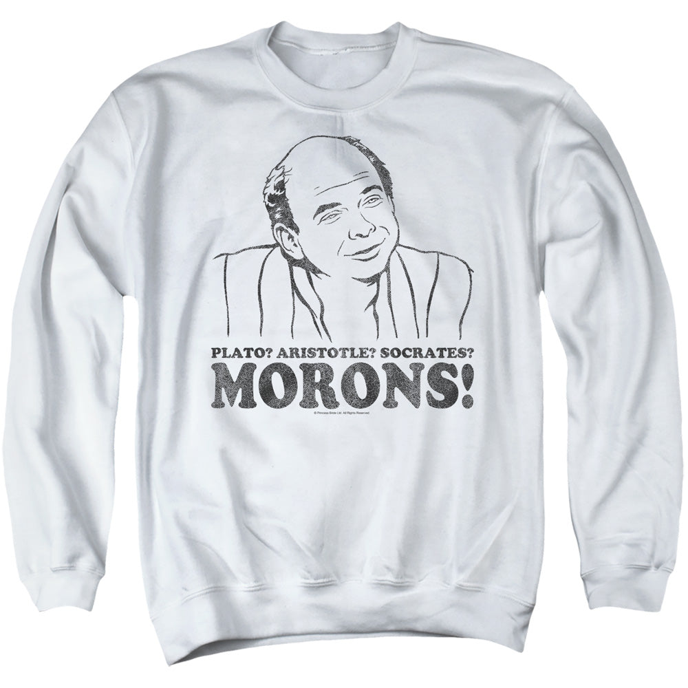 The Princess Bride Morons White Crewneck Sweatshirt