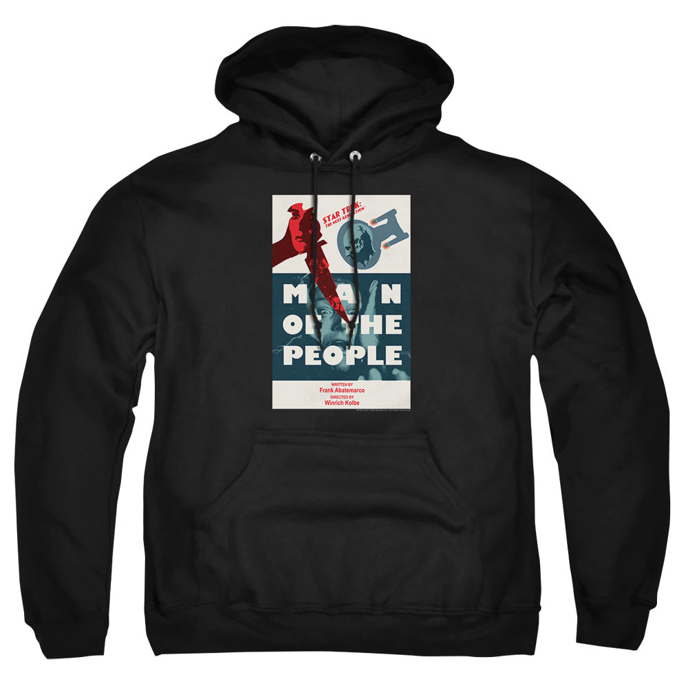 Star Trek Man of the People Black Pullover Hoodie