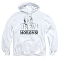 The Princess Bride Morons White Pullover Hoodie