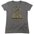 Sun Records Elvis Silhouette Womens T-Shirt