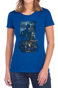Batman Batmobile Womens T-Shirt