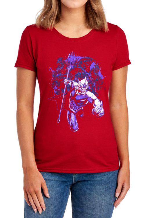 Aquaman Evil Doers Womens T-Shirt