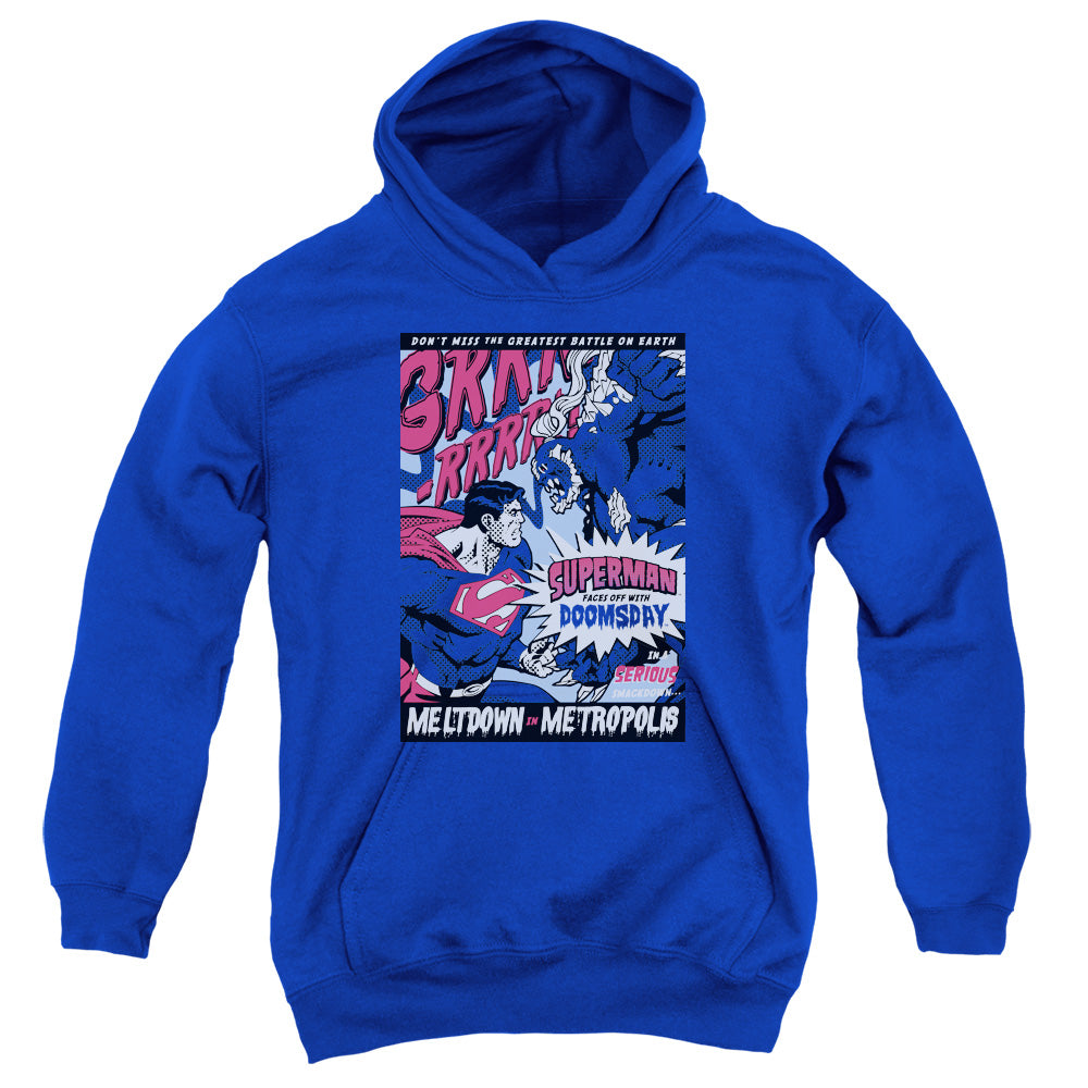 Superman Meltdown Youth Hoodie