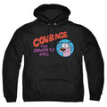 Courage the Cowardly Dog Courage Logo Pullover Hoodie