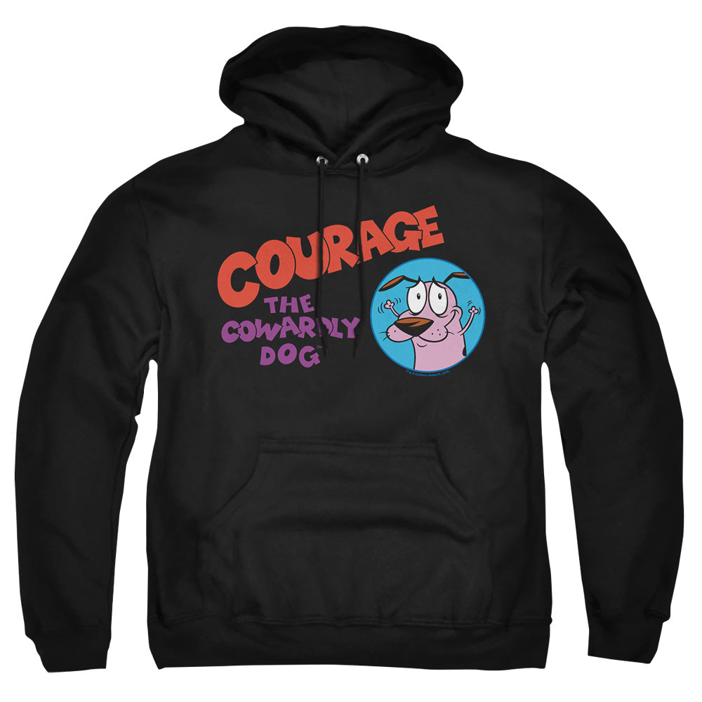 Courage the Cowardly Dog Courage Logo Pullover Hoodie