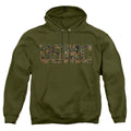 U.S. Marine Corps Camo Fill Military Green Pullover Hoodie
