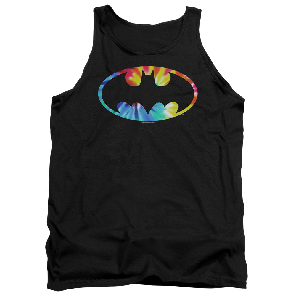 Batman Tie Dye Batman Logo Tank Top
