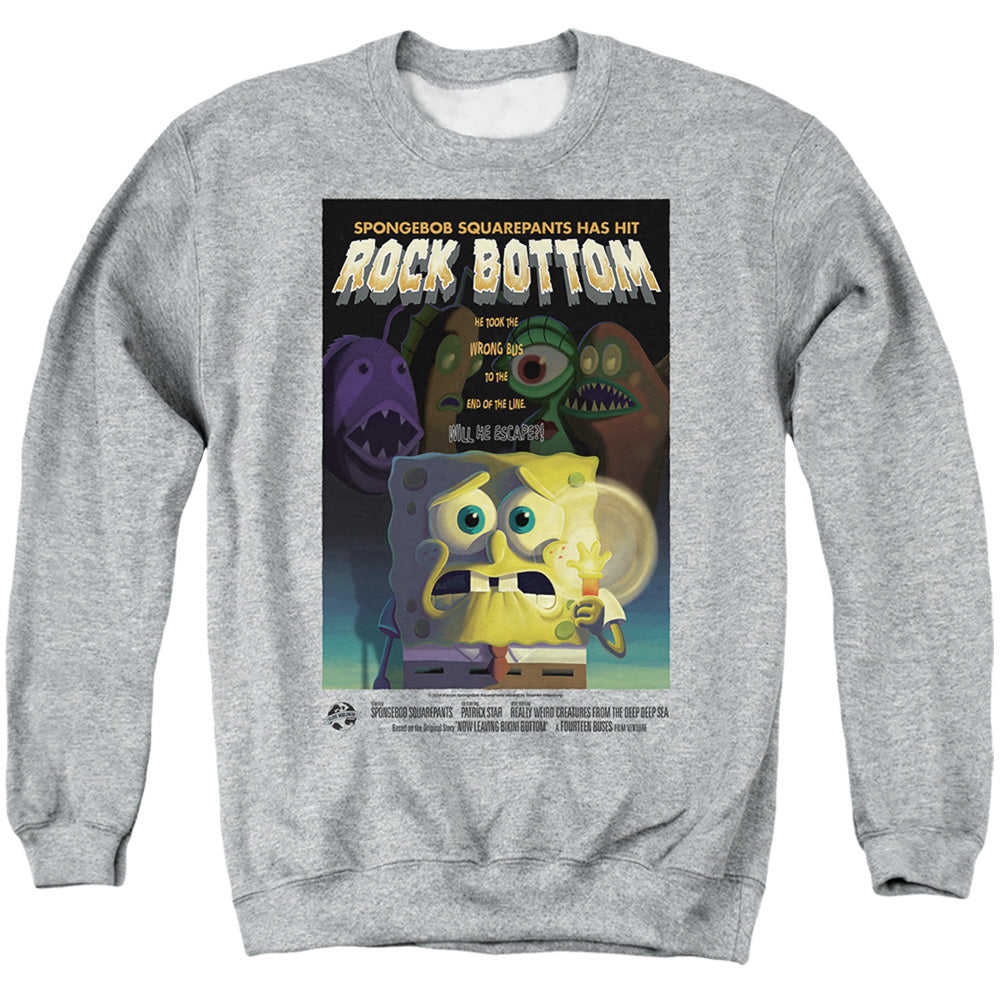 Spongebob Squarepants Rock Bottom Crewneck Sweatshirt