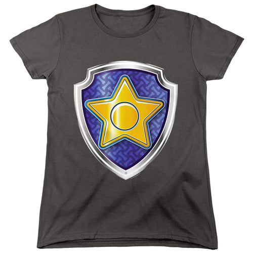 Paw Patrol Chase Badge Womens T-Shirt