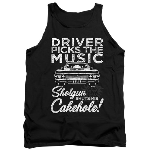 Supernatural Driver Picks the Music Tank Top
