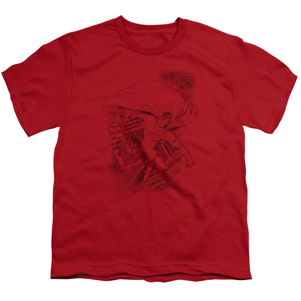 Superman In the City Youth/Toddler T-Shirt