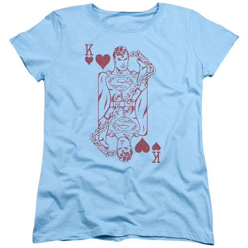 DC Comics Super Card Womens T-Shirt