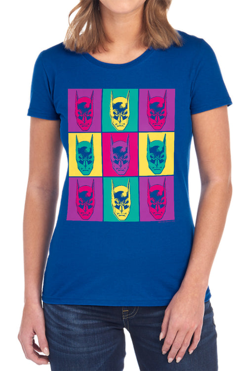 Batman Warhol Batman Womens T-Shirt