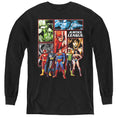 Justice League Justice League Panels Youth Long Sleeve T-Shirt