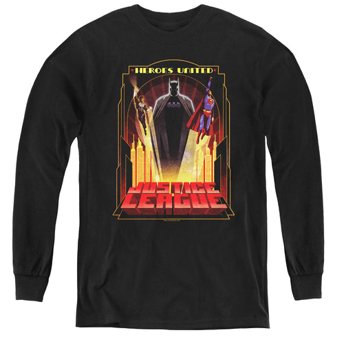 Justice League Heroes United Youth Long Sleeve T-Shirt