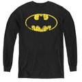 Batman Classic Logo Distressed Youth Long Sleeve T-Shirt