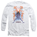 Samurai Jack Versus Evil White Long Sleeve T-Shirt