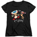 Ren and Stimpy You Eediot Womens T-Shirt