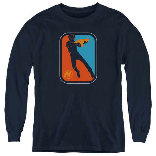 Nerf Player Badge Youth Long Sleeve T-Shirt