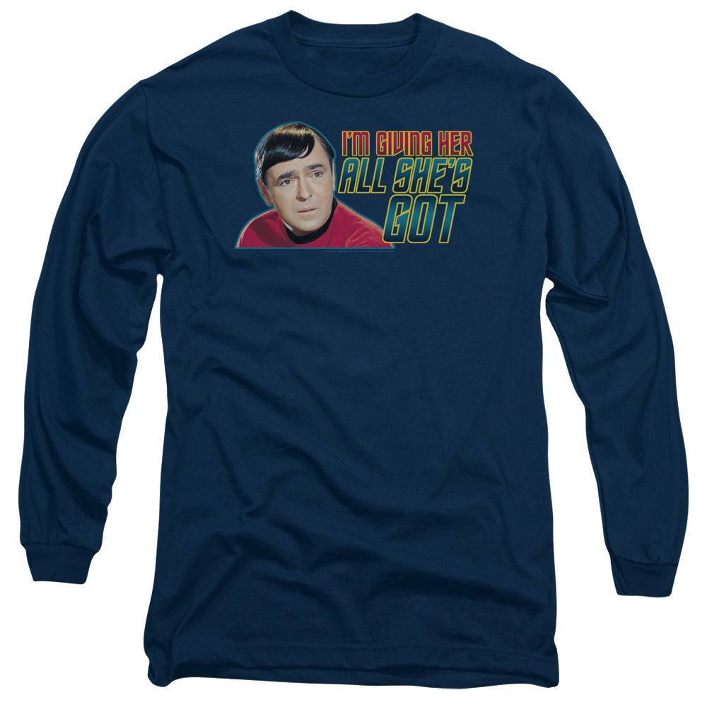 Star Trek Scotty All She's Got Long Sleeve T-Shirt