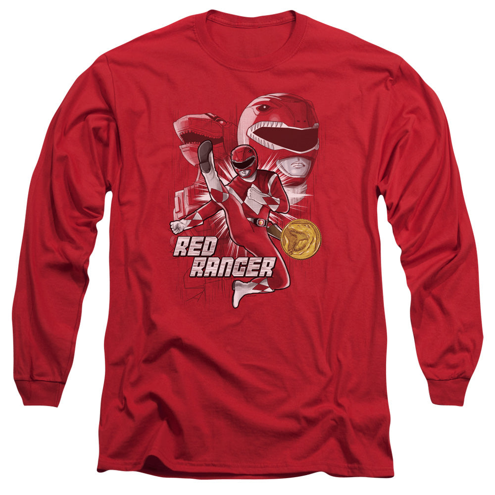 Mighty Morphin Power Rangers Red Ranger Long Sleeve T-Shirt