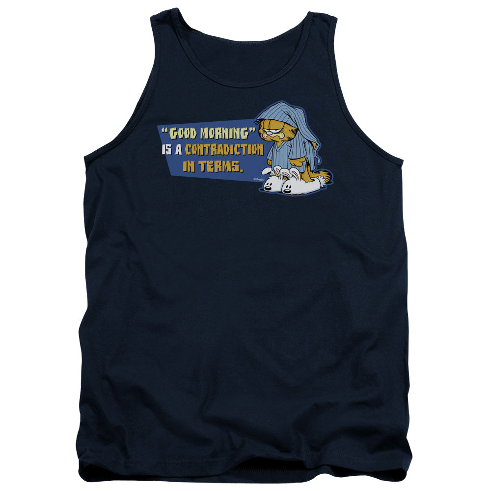 Garfield Contradicition In Terms Tank Top