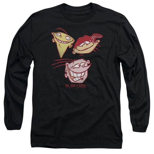Ed Edd n Eddy Three Heads Long Sleeve T-Shirt