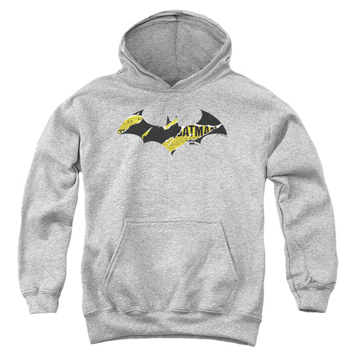 Batman Batman Torn Gotham Logo Youth Hoodie