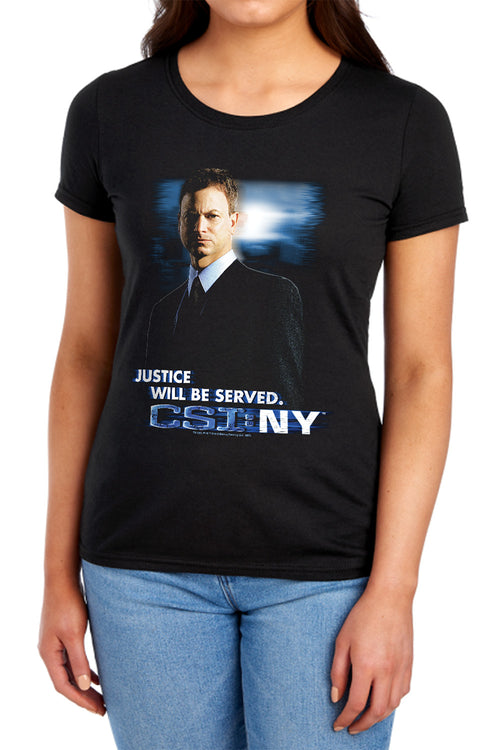 CSI: NY Justice Served Womens T-Shirt