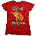 Ren and Stimpy Cling Tenaciously to My Buttocks Womens T-Shirt