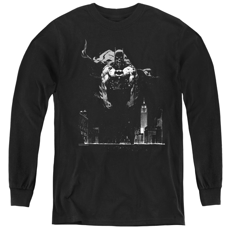 Batman Dirty City Youth Long Sleeve T-Shirt