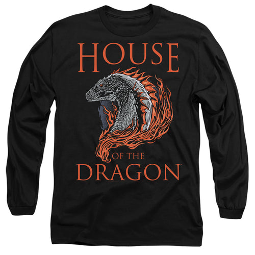 House of the Dragon Hod Dragon Illustration Long Sleeve T-Shirt