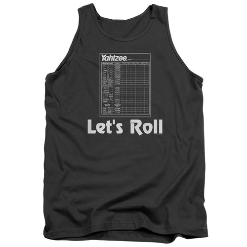 Yahtzee Let's Roll Score Card Tank Top