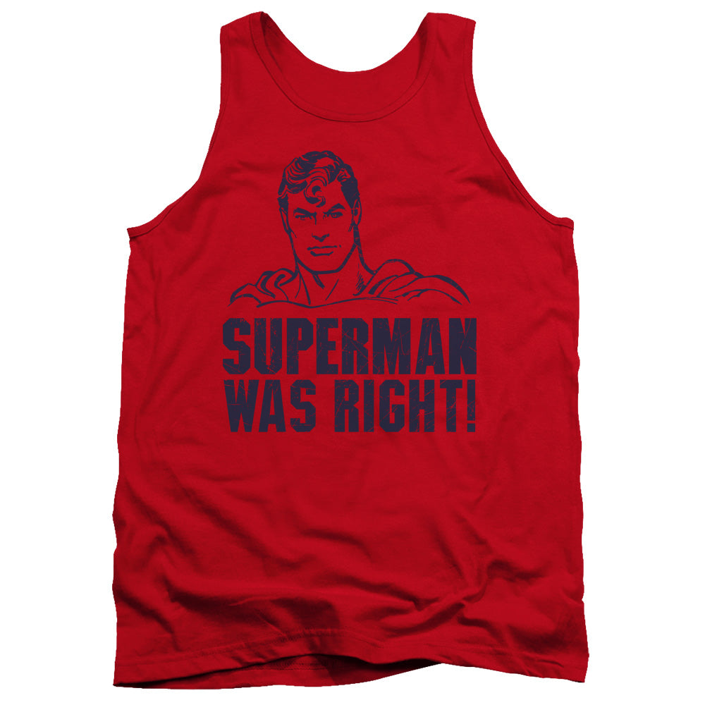 Superman Was Right Tank Top