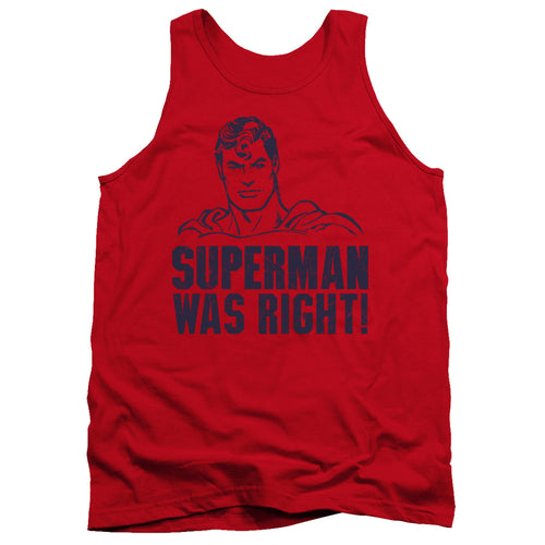 Superman Was Right Tank Top