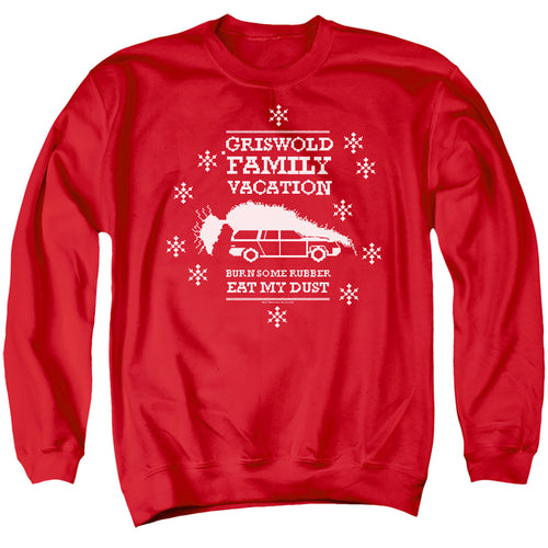 Christmas Vacation Burn Some Rubber Crewneck Sweatshirt