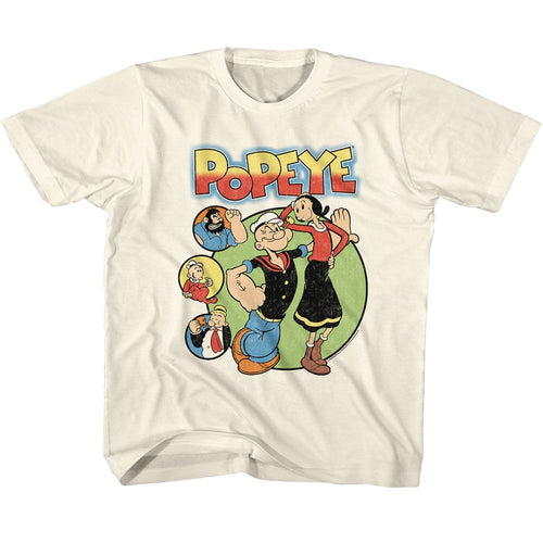 Popeye Circles Youth/Toddler T-Shirt