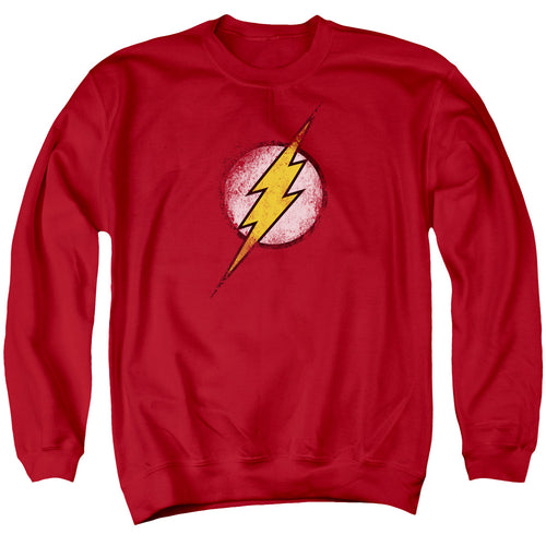 Justice League Destroyed Flash Logo Crewneck Sweatshirt