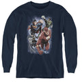 Justice League Storm Chasers Youth Long Sleeve T-Shirt