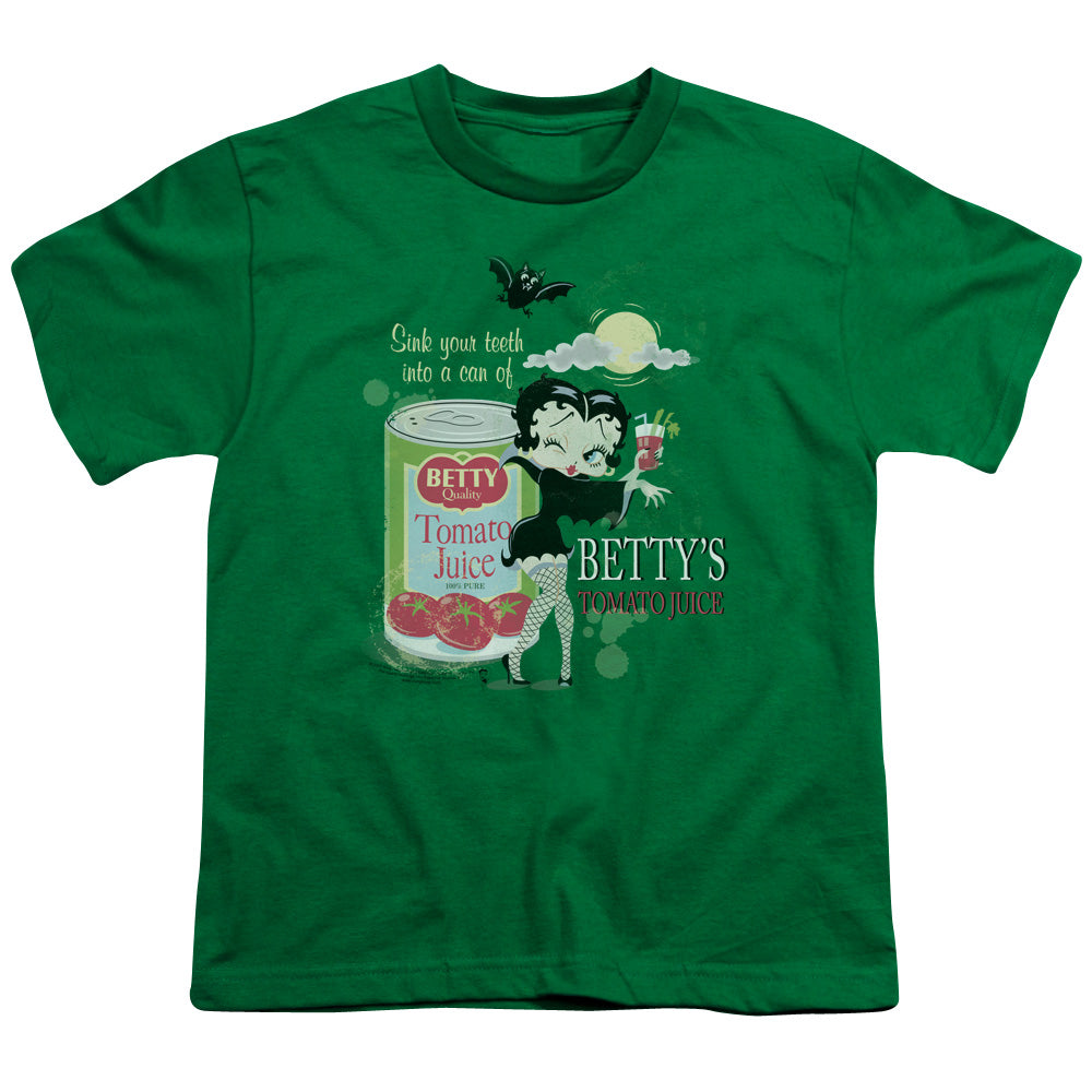 Betty Boop Vampire Tomato Juice Youth/Toddler T-Shirt