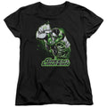 Justice League Green Lantern Green & Gray Womens T-Shirt