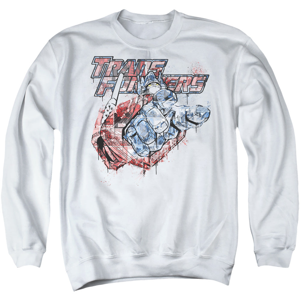 Transformers Spray Panels Crewneck Sweatshirt