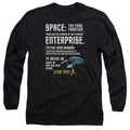 Star Trek The Final Frontier Monologue Long Sleeve T-Shirt
