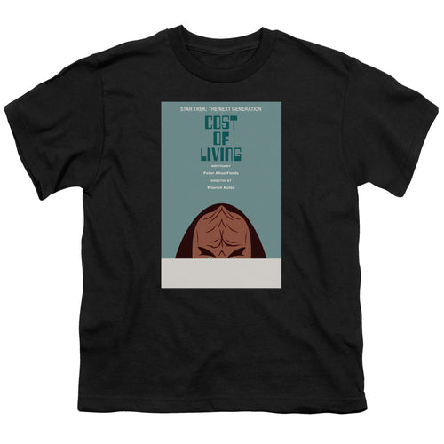 Star Trek Cost of Living Black Youth/Toddler T-Shirt