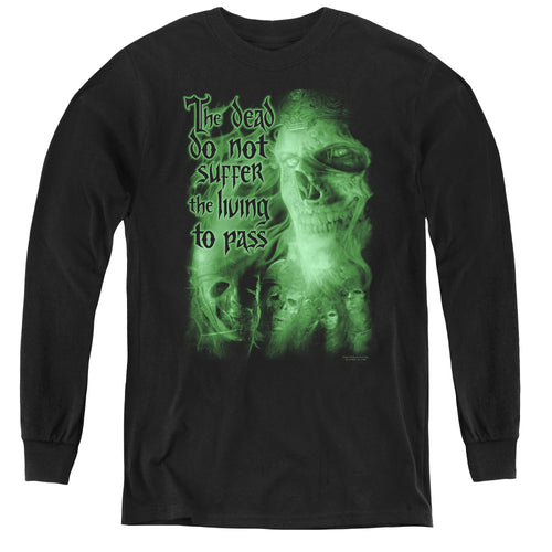 Lord of the Rings King of the Dead Youth Long Sleeve T-Shirt