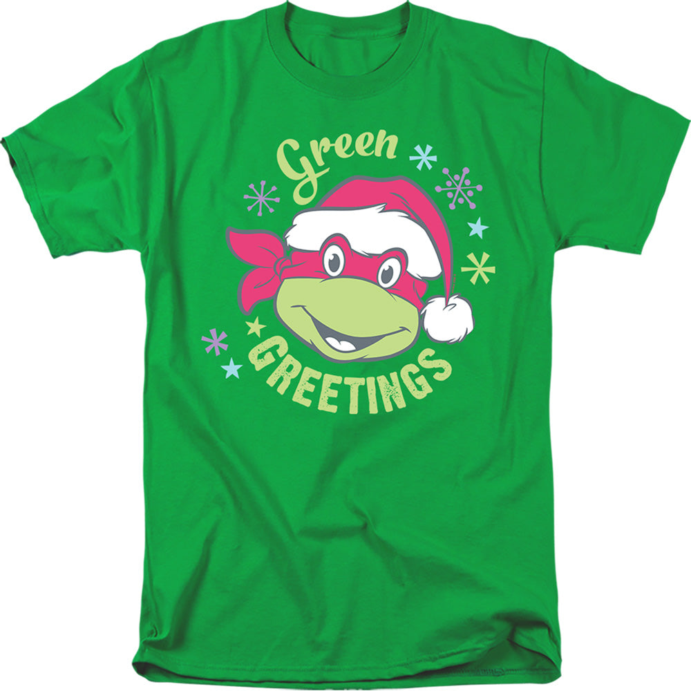 Teenage Mutant Ninja Turtles Green Greetings for Christmas T-Shirt