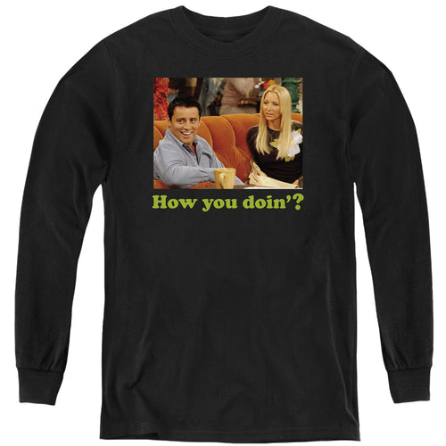 Friends Joey How You Doin? Youth Long Sleeve T-Shirt
