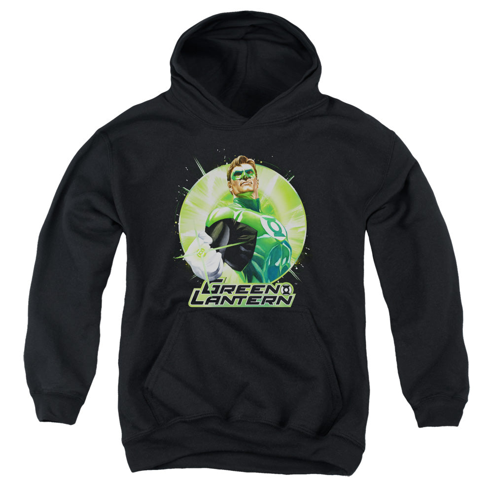 Green Lantern Green Static Youth Hoodie