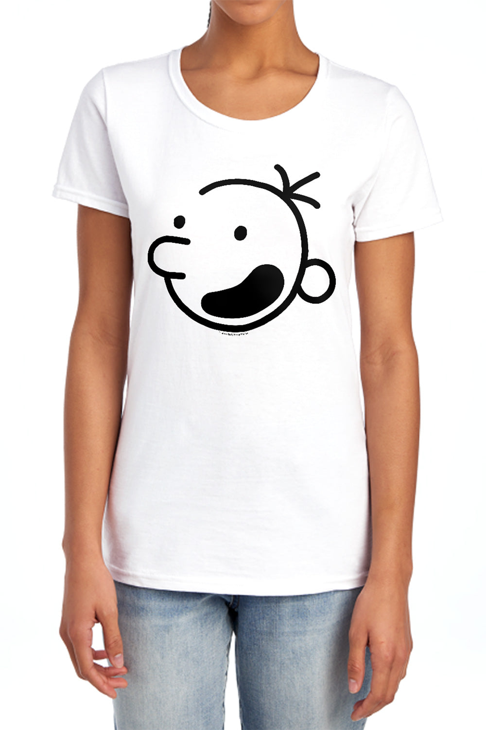 Diary of a Wimpy Kid Wimpy Kid Head Womens T-Shirt