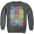 Ren and Stimpy Powdered Toast Man Expressions Crewneck Sweatshirt